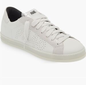 NWOB P448 John Leather Sneaker. Made In Portugal. Size 38